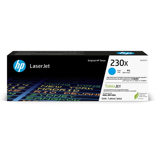 HP 230X голубой (5500 стр.) для CLJ PRO 4203/4303