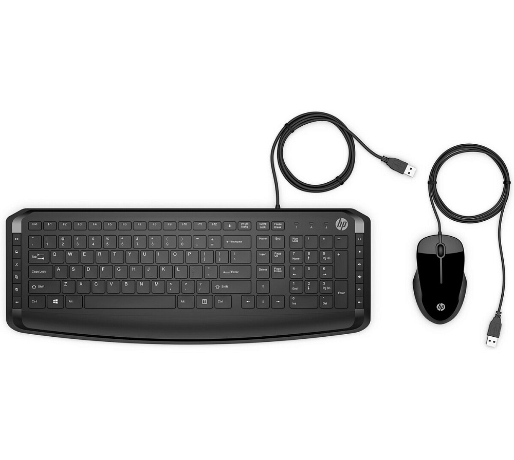 клавиатура и мышь Keyboard and Mouse HP Pavilion 200 Wired RUSS (black) cons 9DF28AA